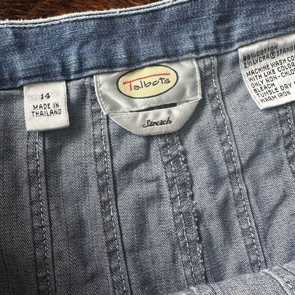 Vintage Talbots Y2K Denim Skirt - Picture 3 of 4